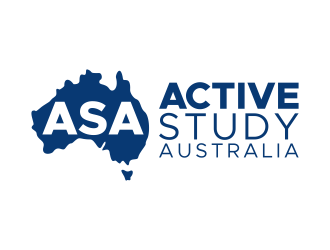 Active Study Australia logo design by Panara