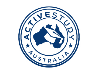 Active Study Australia logo design by karjen