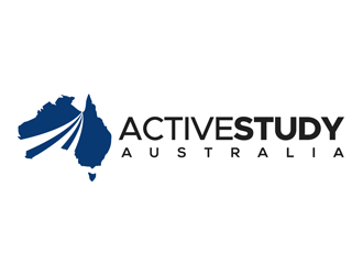 Active Study Australia logo design by kunejo