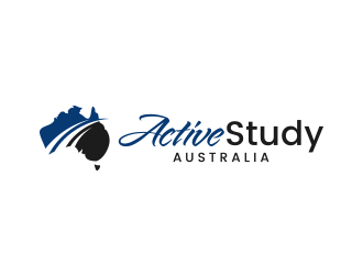 Active Study Australia logo design by lexipej