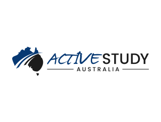Active Study Australia logo design by lexipej