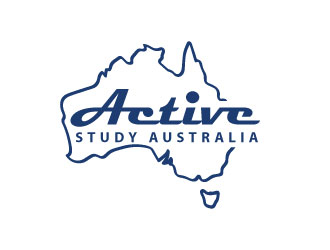 Active Study Australia logo design by Webphixo