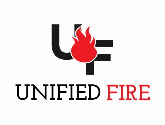 Unified F.ire (remove the dot) logo design by fastIokay
