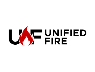 Unified F.ire (remove the dot) logo design by lexipej