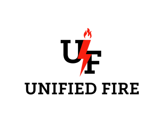 Unified F.ire (remove the dot) logo design by keylogo