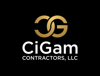 Cigam Contractors, LLC logo design by mukleyRx