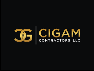 Cigam Contractors, LLC logo design by ora_creative