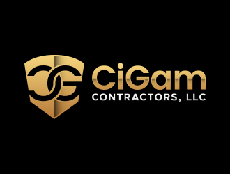 Cigam Contractors, LLC logo design by lexipej