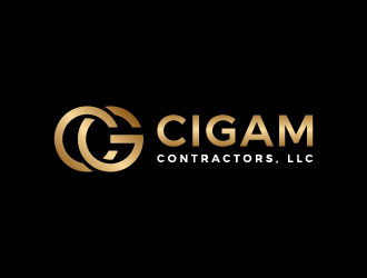 Cigam Contractors, LLC logo design by CreativeKiller
