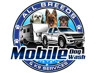 All Breeds Mobile Dog Wash & K9 Services logo design by Suvendu