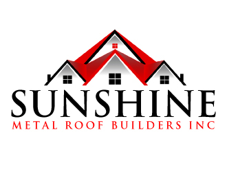 Sunshine Metal Roof Builders Inc logo design by ElonStark