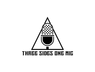 3 Sides 1 Mic OR Three Sides One Mic logo design by oke2angconcept