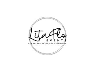 LitaFlo Events (Planning - Products - Services) logo design by RIANW