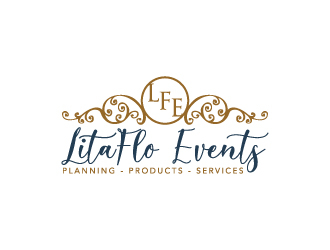 LitaFlo Events (Planning - Products - Services) logo design by desynergy