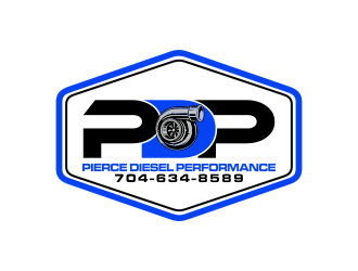PDP, Pierce Diesel Performance logo design by oke2angconcept