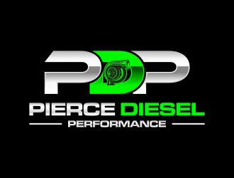 PDP, Pierce Diesel Performance logo design by haidar