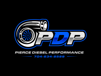 PDP, Pierce Diesel Performance logo design by Gopil