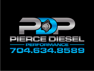 PDP, Pierce Diesel Performance logo design by Franky.