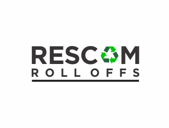 RESCOM ROLL OFFS logo design by santrie