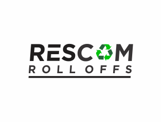 RESCOM ROLL OFFS logo design by santrie