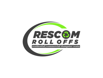 RESCOM ROLL OFFS logo design by haidar