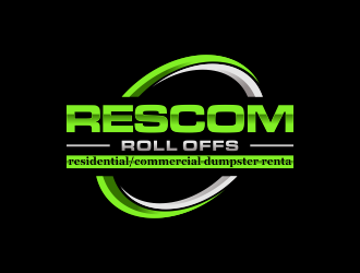 RESCOM ROLL OFFS logo design by haidar