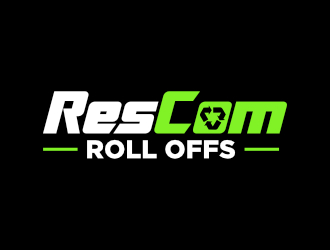 RESCOM ROLL OFFS logo design by shikuru