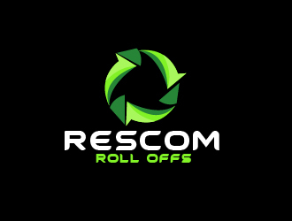 RESCOM ROLL OFFS logo design by fawadyk