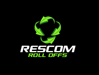 RESCOM ROLL OFFS logo design by fawadyk