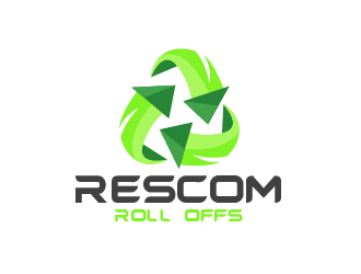 RESCOM ROLL OFFS logo design by fawadyk