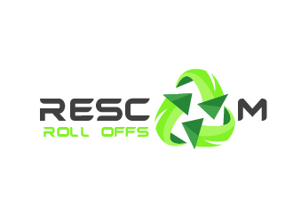 RESCOM ROLL OFFS logo design by fawadyk