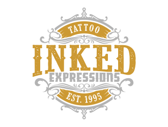 Inked Expressions  logo design by cintoko