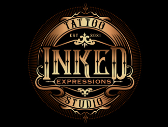 Inked Expressions  logo design by DreamLogoDesign