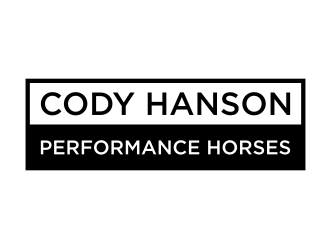 Cody Hanson Performance Horses logo design by Franky.