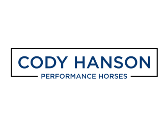Cody Hanson Performance Horses logo design by Franky.