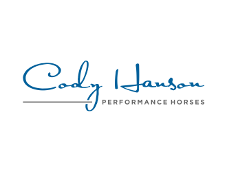 Cody Hanson Performance Horses logo design by cintoko