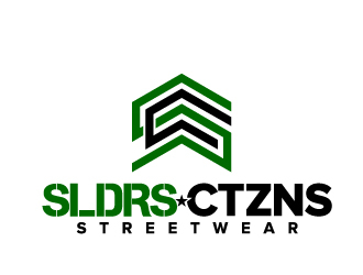 SLDRS   CTZNS (soldiers and citizens) logo design by jaize