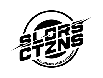 SLDRS   CTZNS (soldiers and citizens) logo design by ekitessar