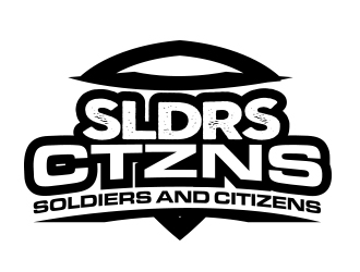 SLDRS   CTZNS (soldiers and citizens) logo design by AB212