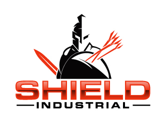 Shield Industrial logo design by ElonStark