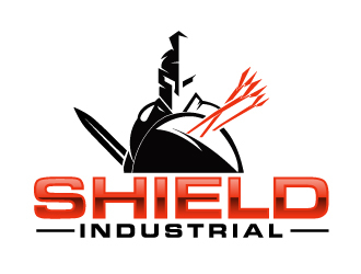 Shield Industrial logo design by ElonStark