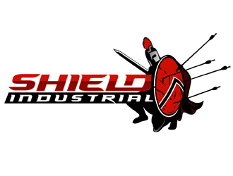 Shield Industrial logo design by DreamLogoDesign