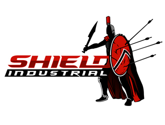 Shield Industrial logo design by DreamLogoDesign