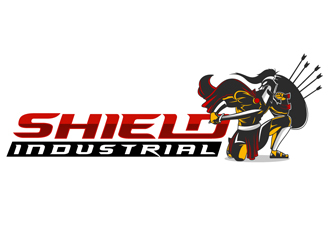 Shield Industrial logo design by DreamLogoDesign
