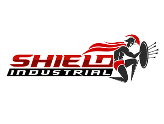 Shield Industrial logo design by DreamLogoDesign