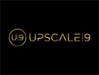 Upscale 9 logo design by josephira