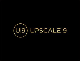 Upscale 9 logo design by josephira