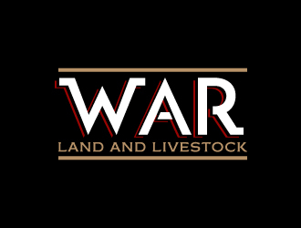 WAR Land And Livestock  logo design by akilis13