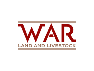 WAR Land And Livestock  logo design by akilis13