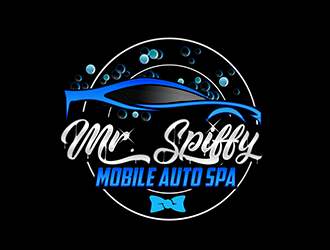 Mr. Spiffy Mobile Auto Spa logo design by 3Dlogos